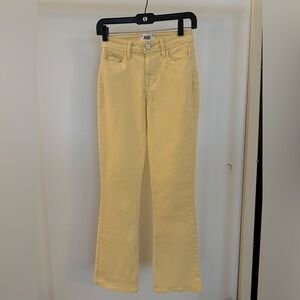 Lightly used PAIGE jeans in yellow- Size 23